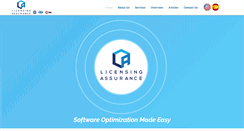 Desktop Screenshot of licensingassurance.com